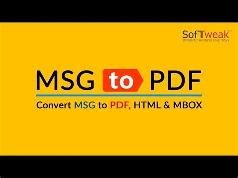 SoftTweak EML to PDF